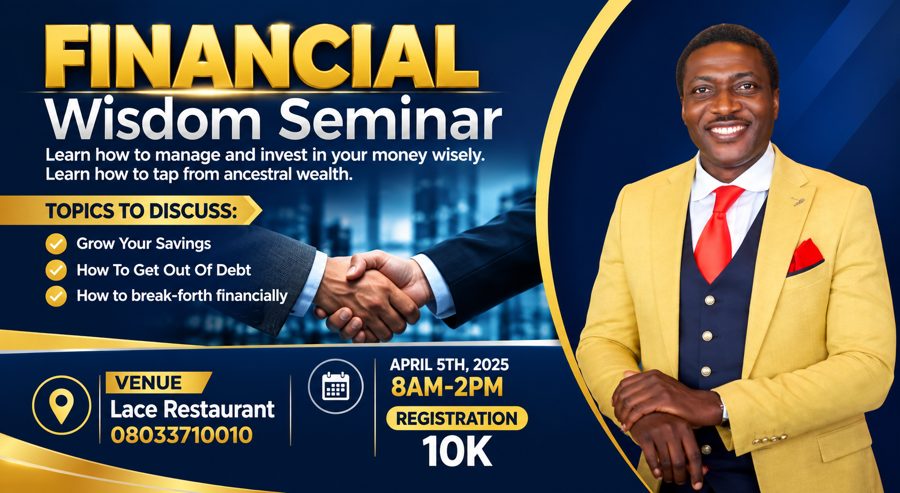 Financial Wisdom Seminar flier